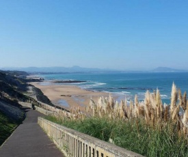 Biarritz , plage Côte des Basques, Beaurivage