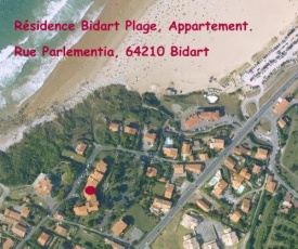 Appartement Bidart Plage , classé meublé de tourisme 3 étoiles