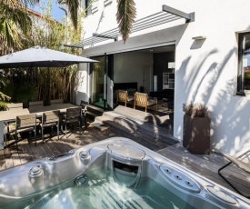 PALM KEYWEEK Townhouse - terrace and Jacuzzi in Bidart beach