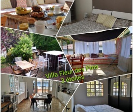 VILLA FLEUR DES PINS 6 PERSONNES 140m2 PETIT NICE