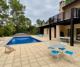 Spacious villa with huge pool in quiet location close beach