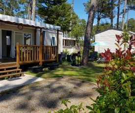 mobilhome camping les dunes de contis